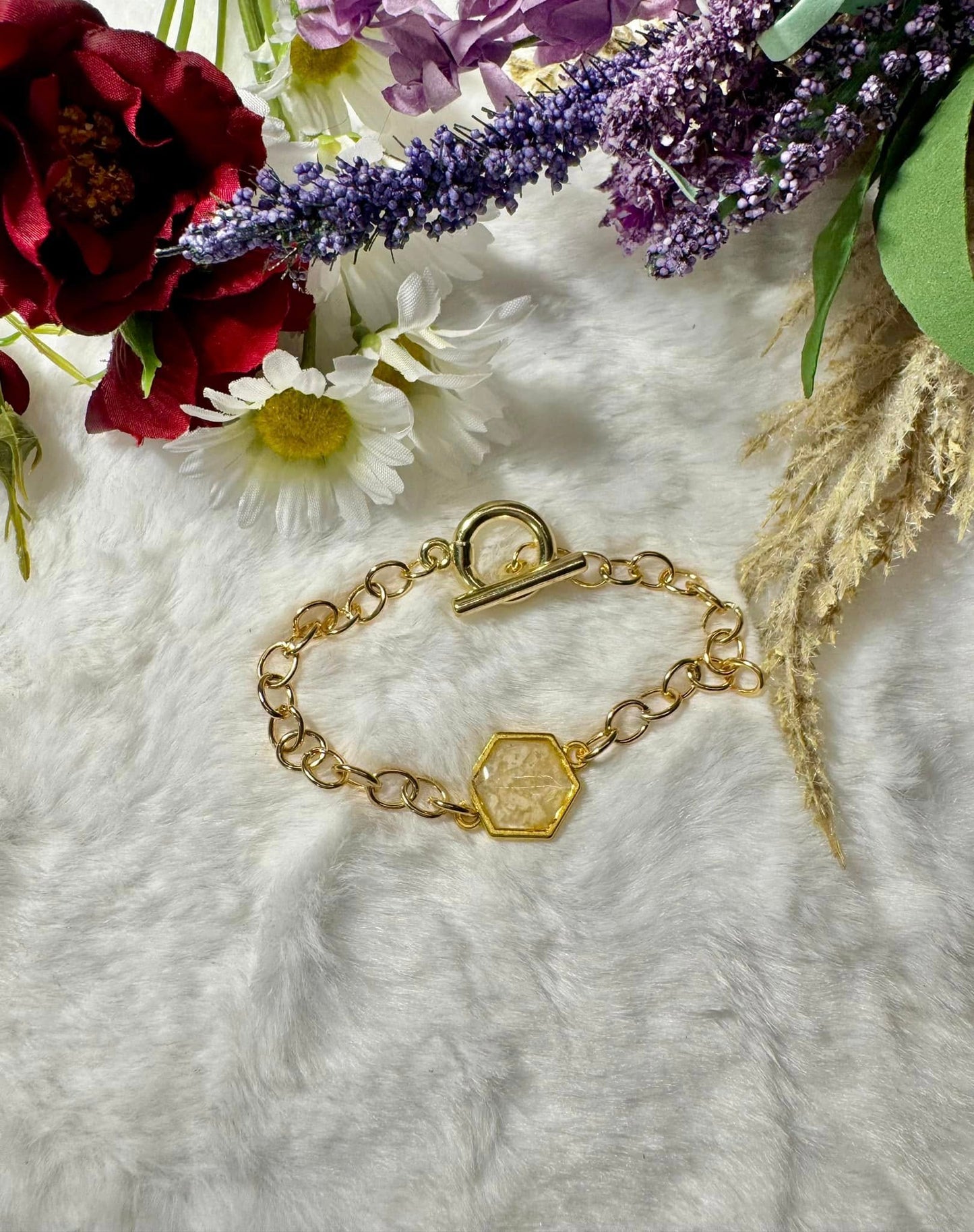 Handmade Flower memorial bracelets