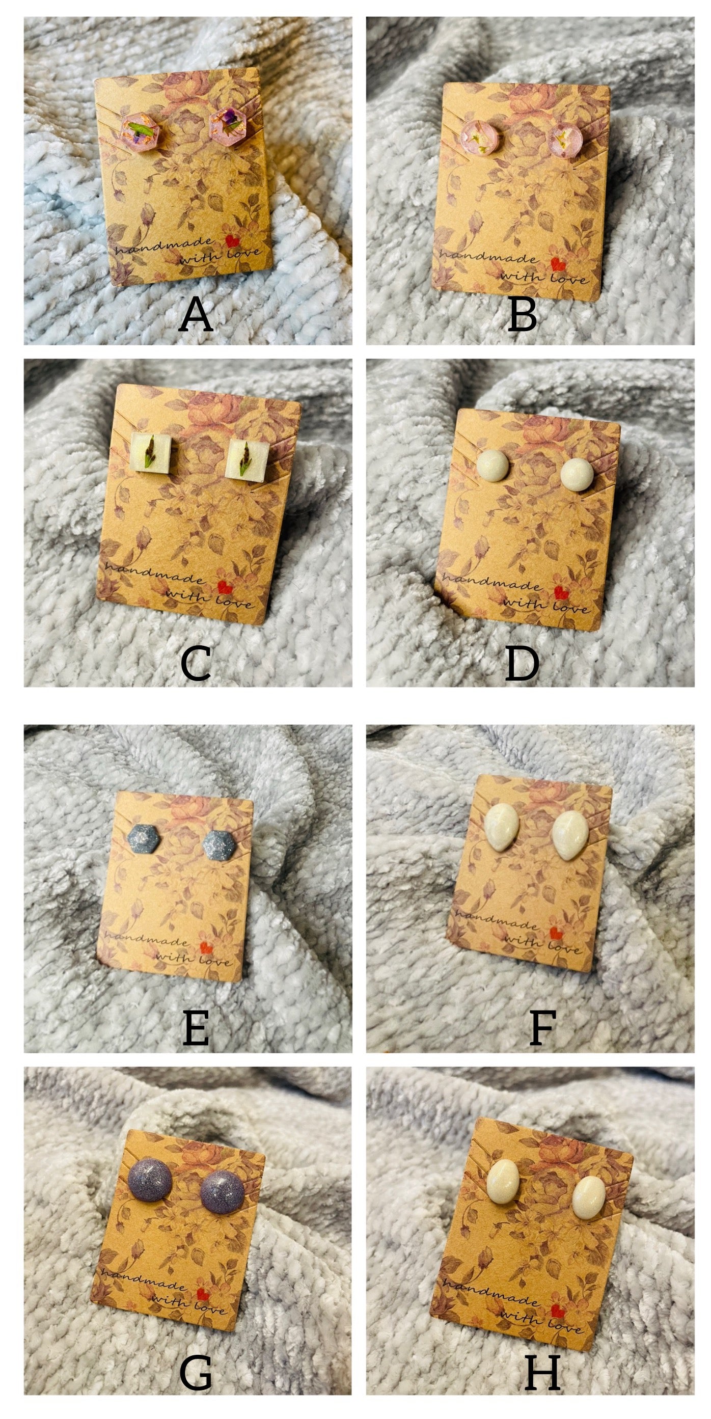 Flower Memorial Earrings