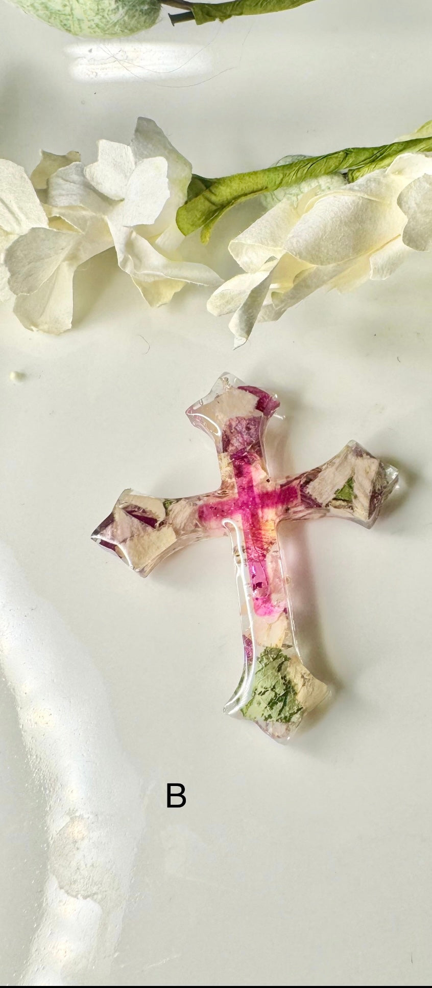 Handmade Visor Clips with memorial flowers