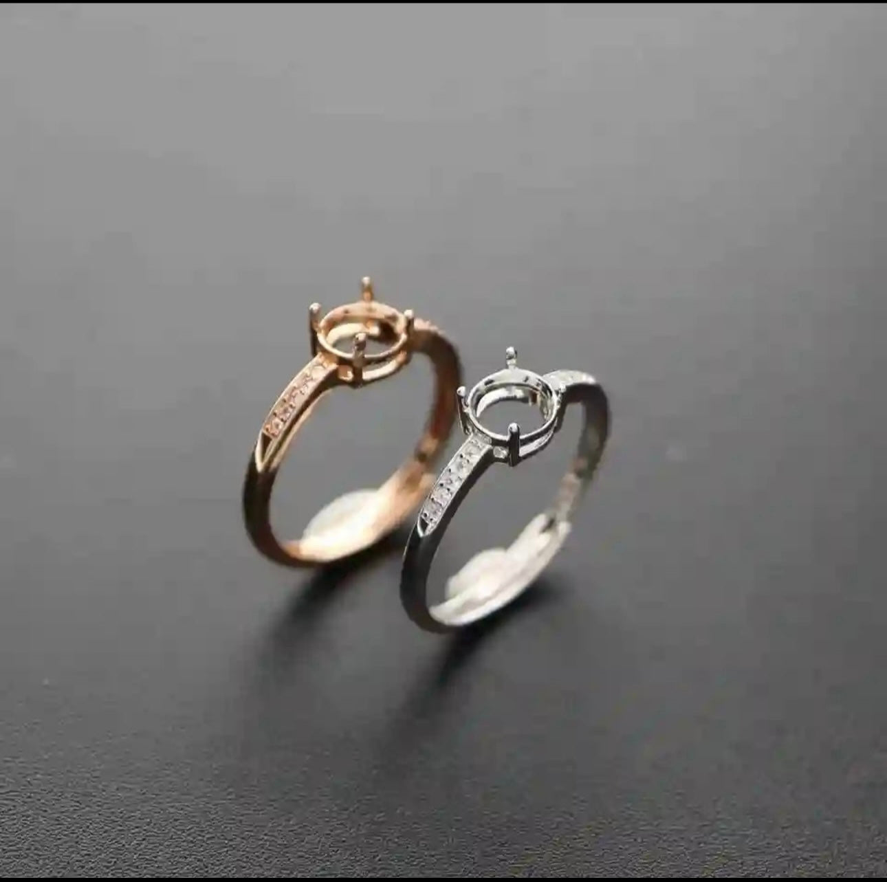 Adjustable round ring