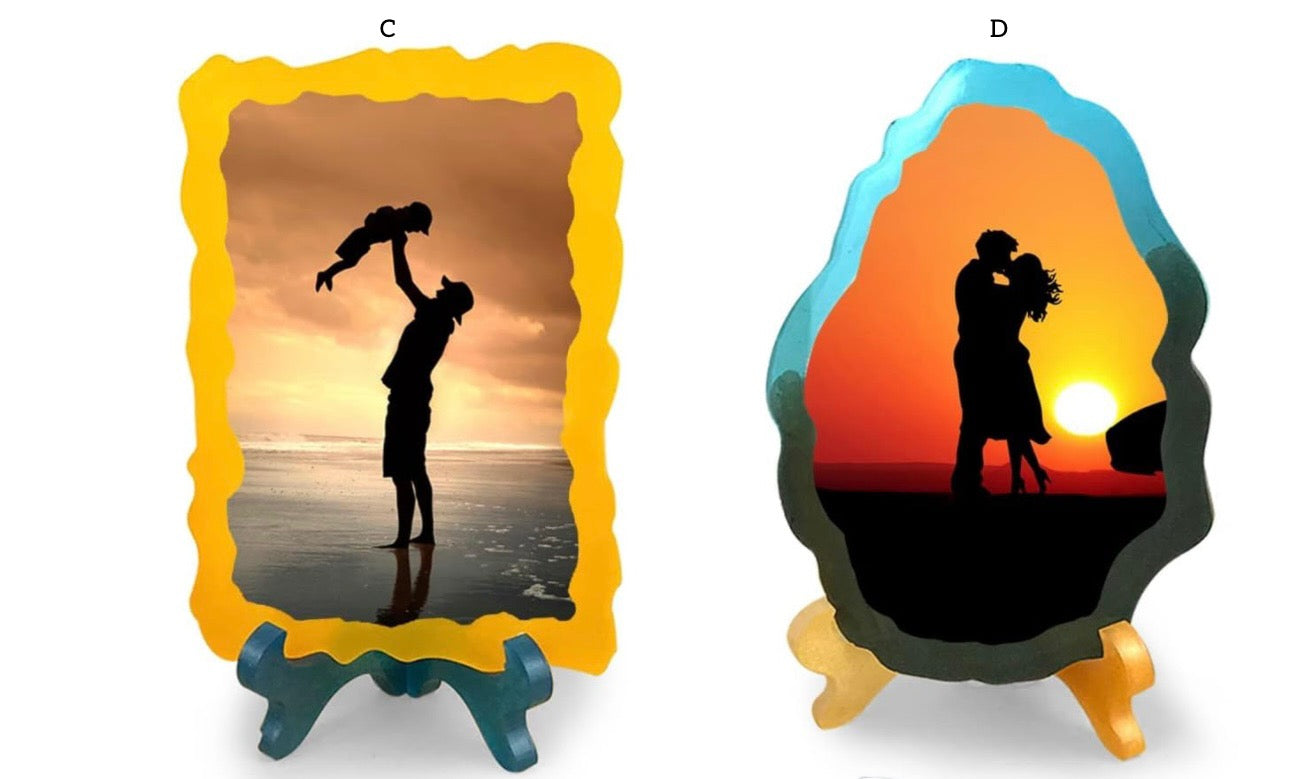 Handmade frame Memorial with Stand