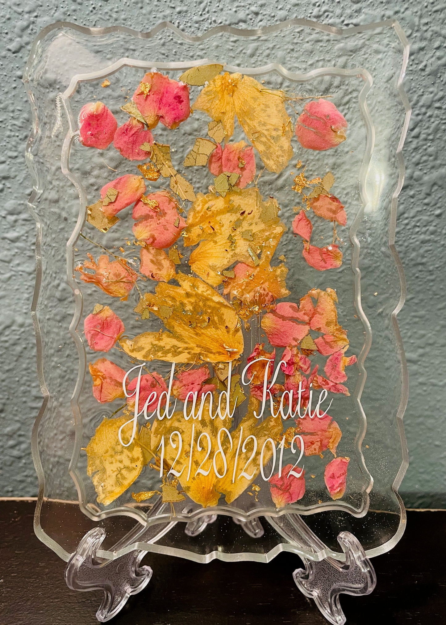 Handmade frame Memorial with Stand