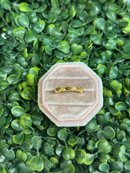 Customizable gem stone band