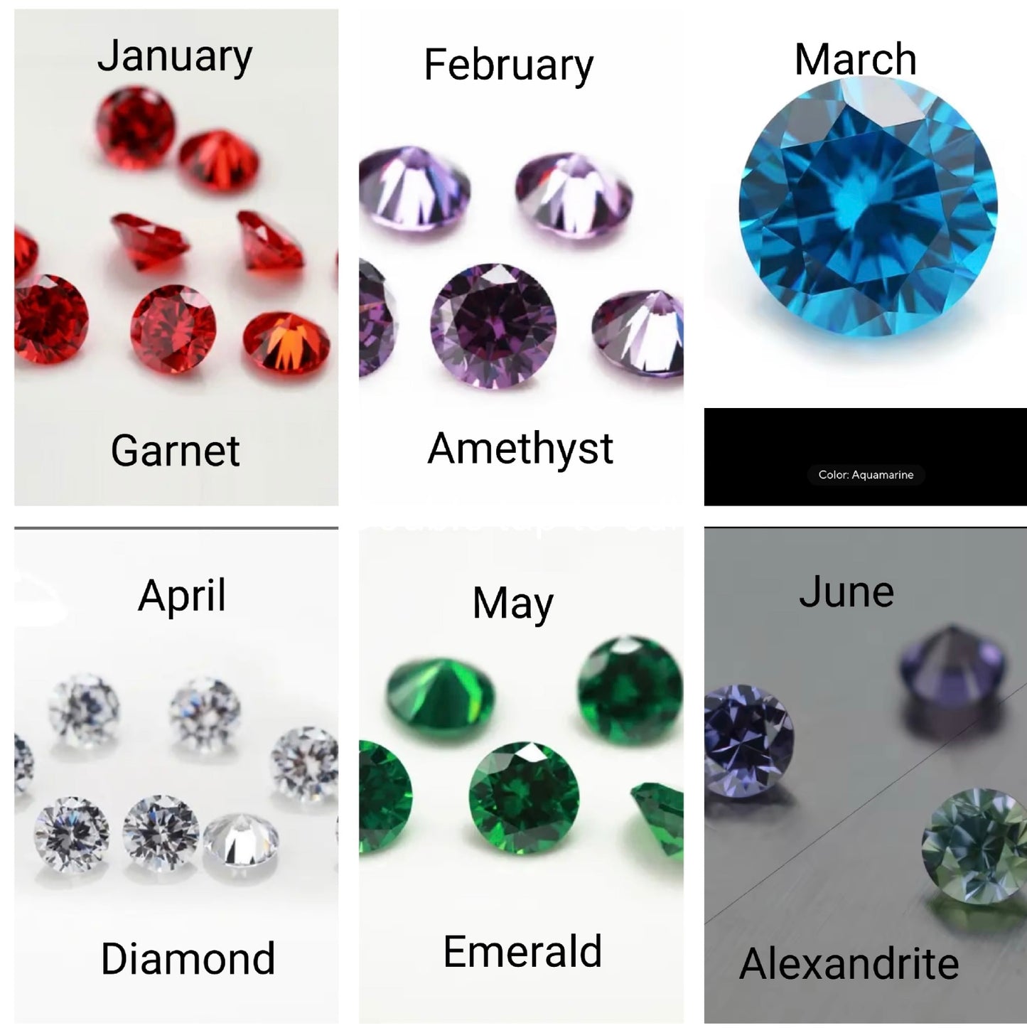 Customizable gem stone band