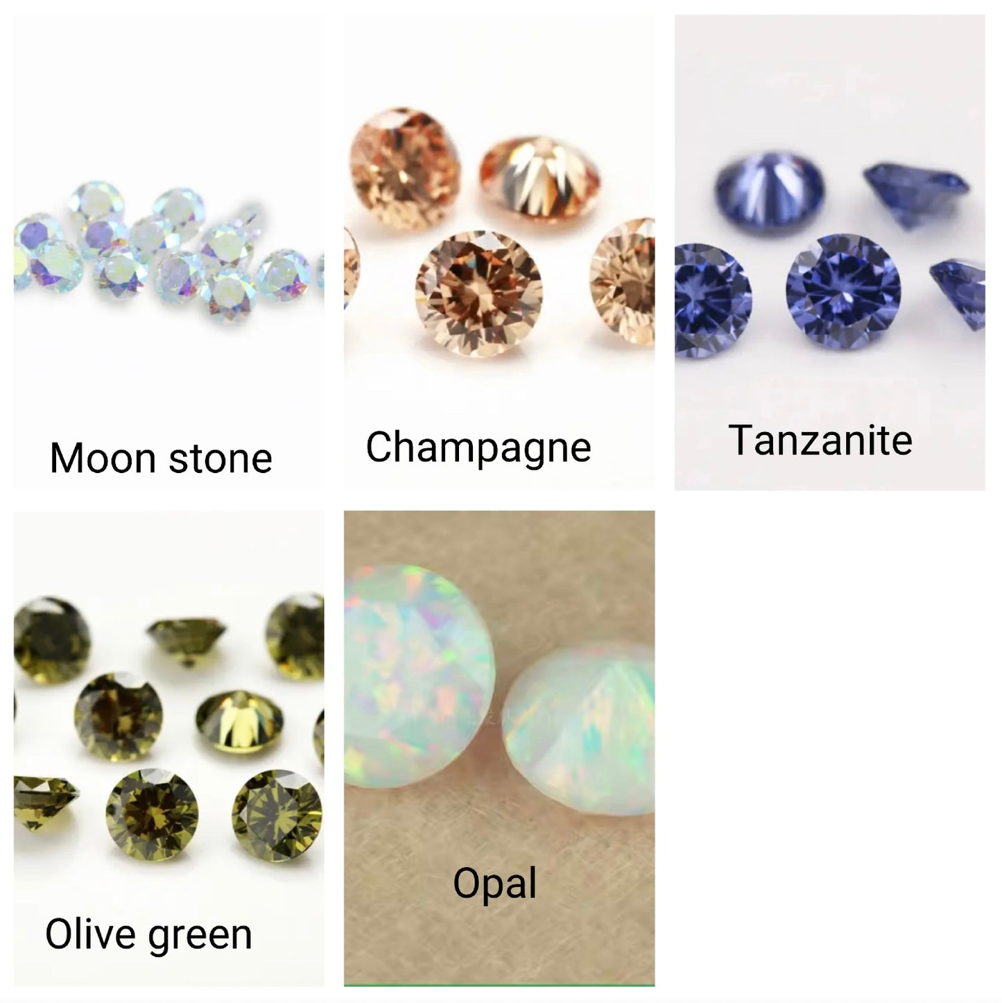 Customizable gem stone band