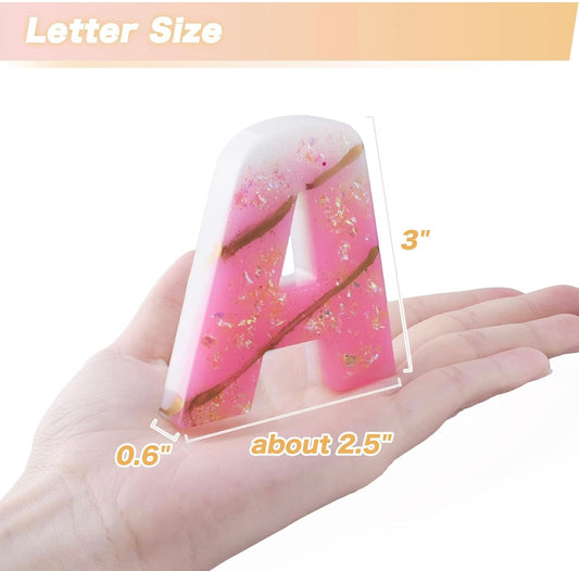 3” letter keepsake