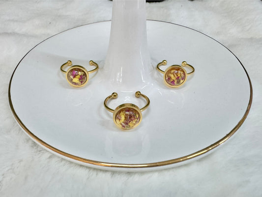 Adjustable round ring