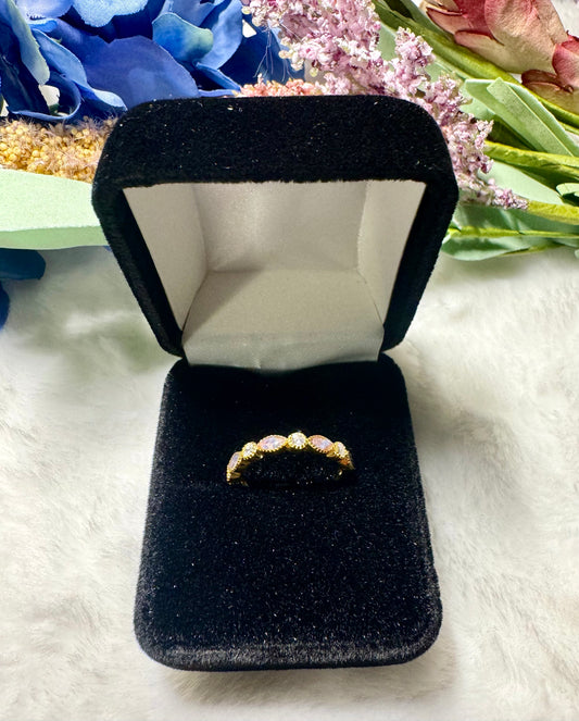 Handmade Keepsake Ring (add 4 gem stone colors to notes section)